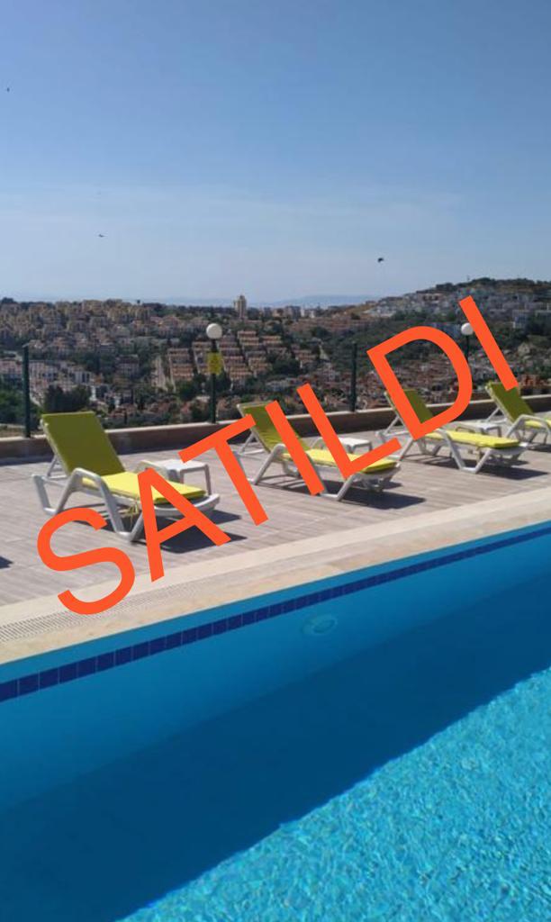 7103 DEĞİRMENDERE MAHALLESİNDE 1+1 HAVUZLU BAHÇEKATI DAİRE - 